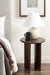 Side Table Dark Brown 16x16x20 8