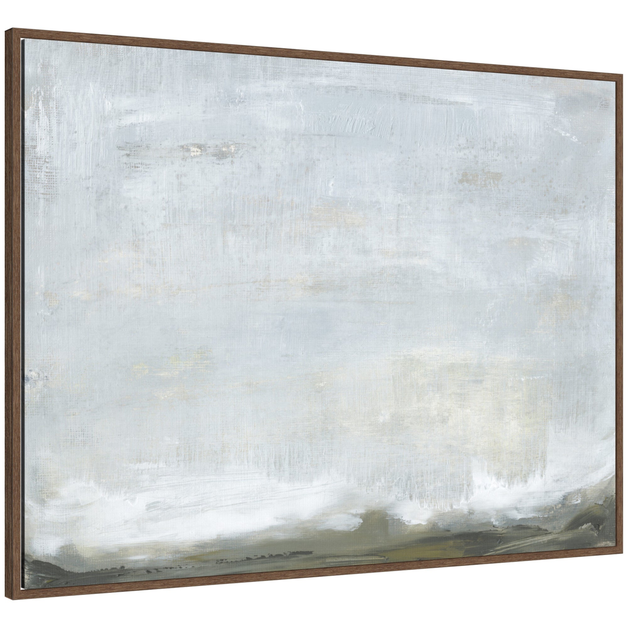 Framed Canvas 42x32 Sylvie Walnut 1