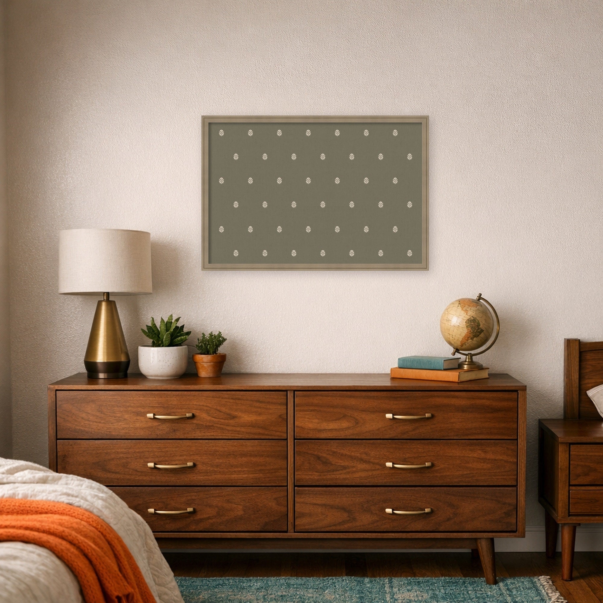 Magnetic Canvas 38x26 Florence Light Brown 6