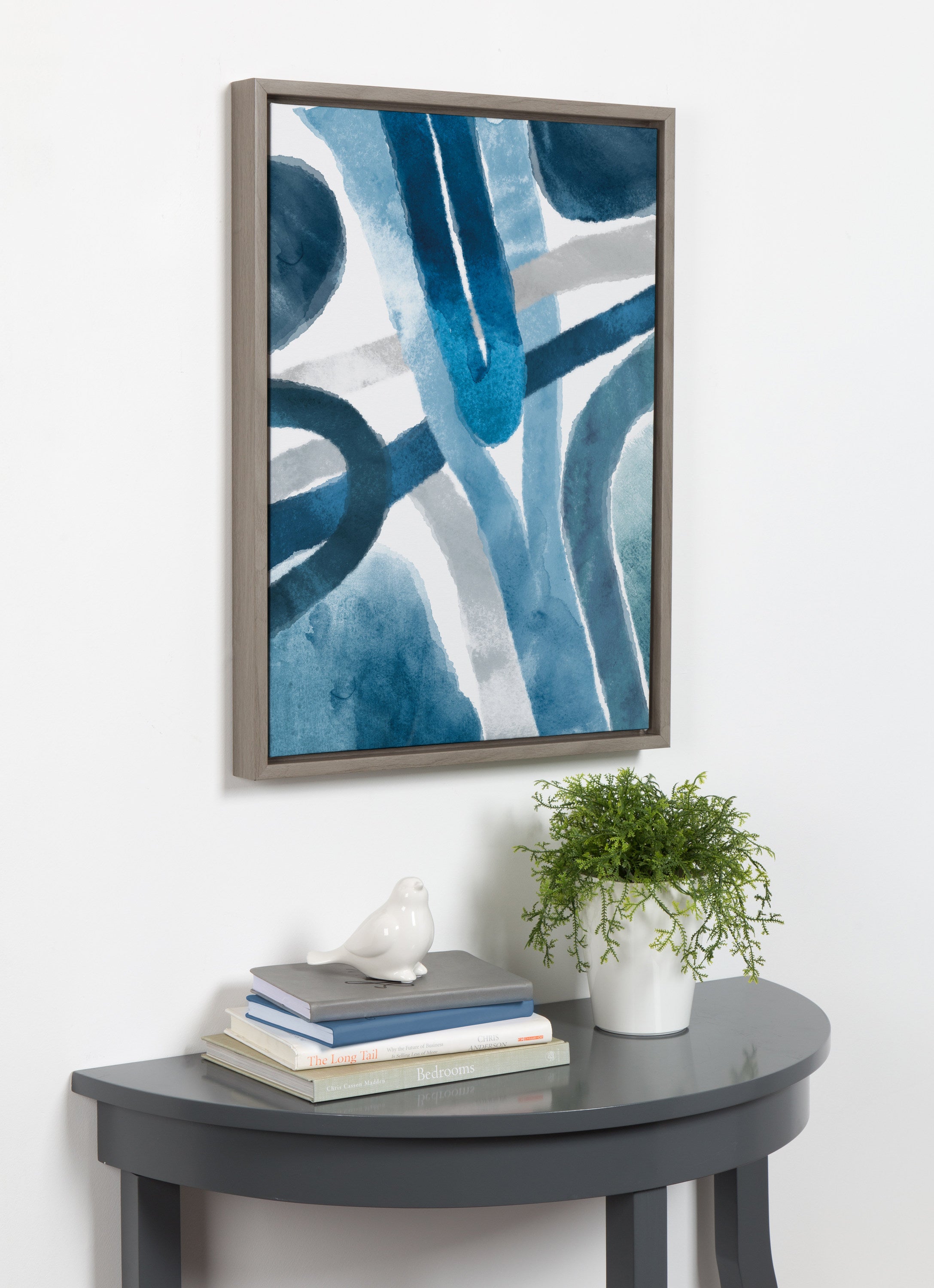 Framed Canvas Sylvie Graywash 18x24 6