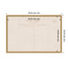 Pinboard Mila Dark Gold 38x26 2