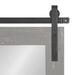 Rectangle Mirror Gray 18x50 3
