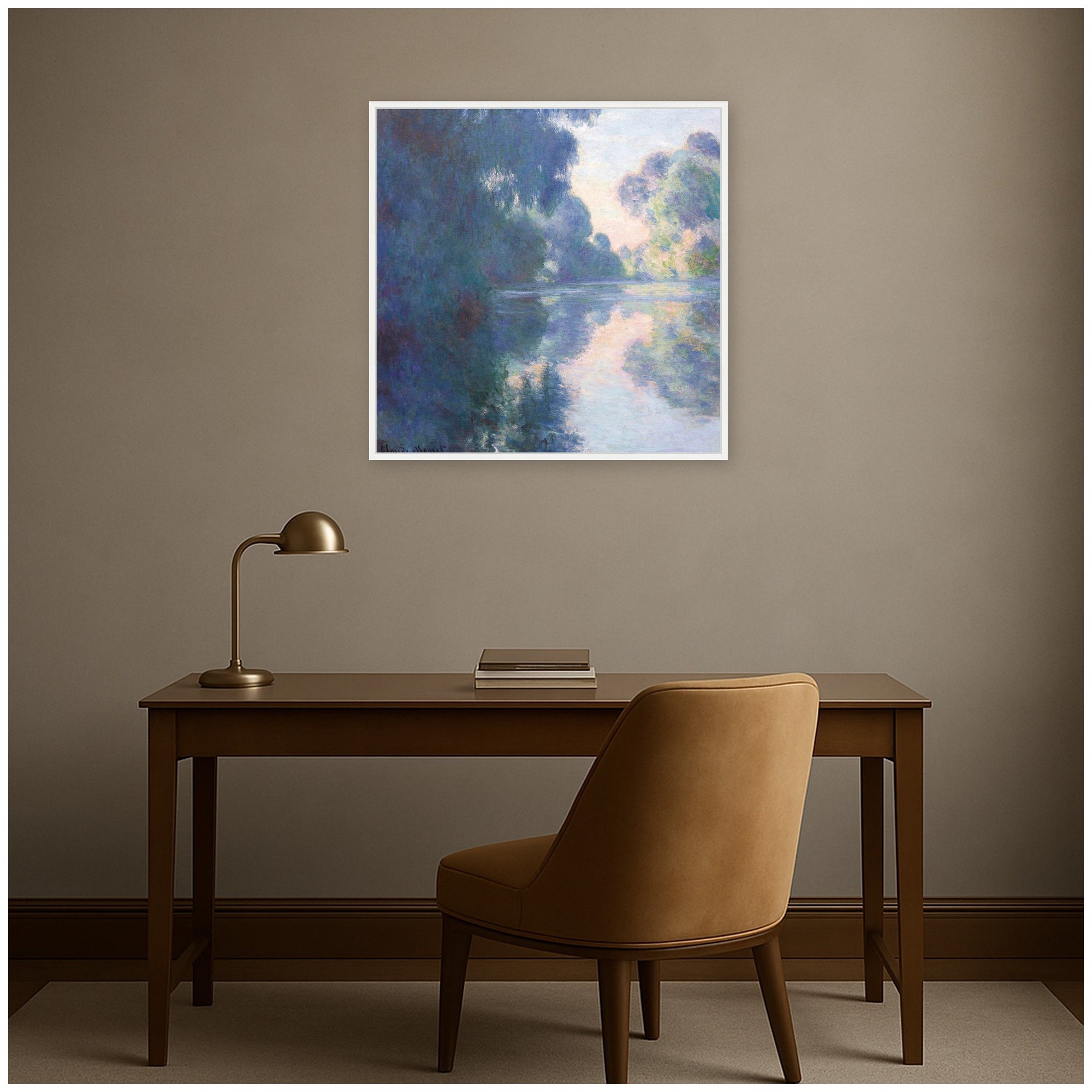 Framed Canvas 30x30 Sylvie White 7