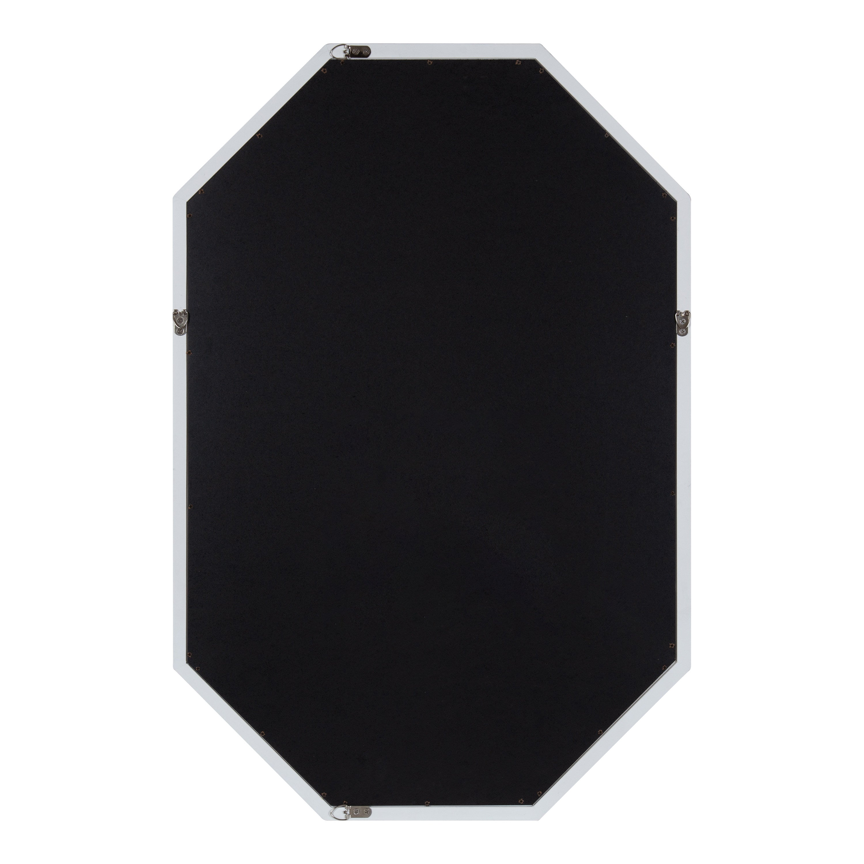 Octagon Mirror White 24x36 4