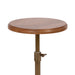 Drink Table Walnut Brown Gold 10x10x30 4