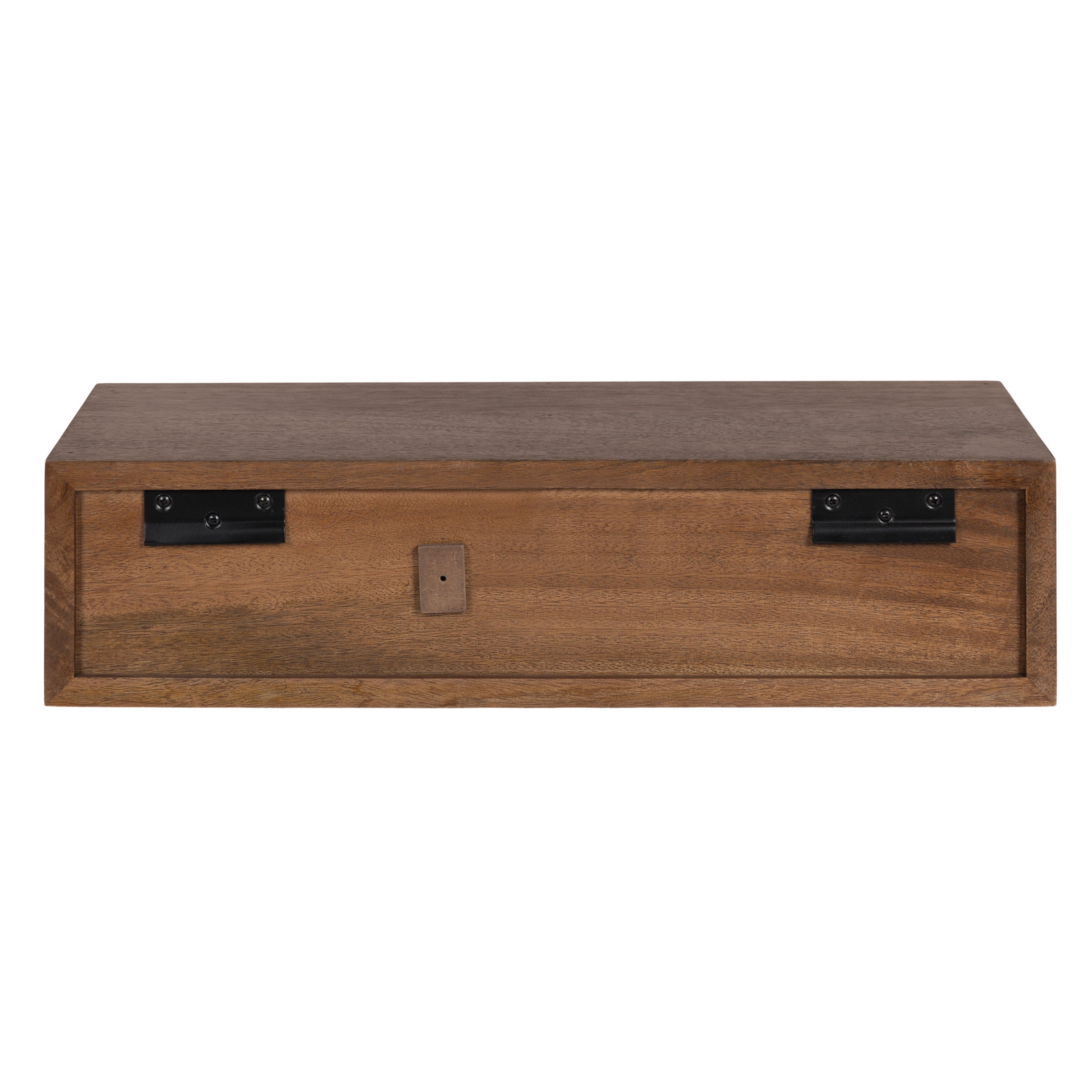 Floating Side Table Walnut Brown 22x10x6 4