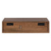 Floating Side Table Walnut Brown 22x10x6 4