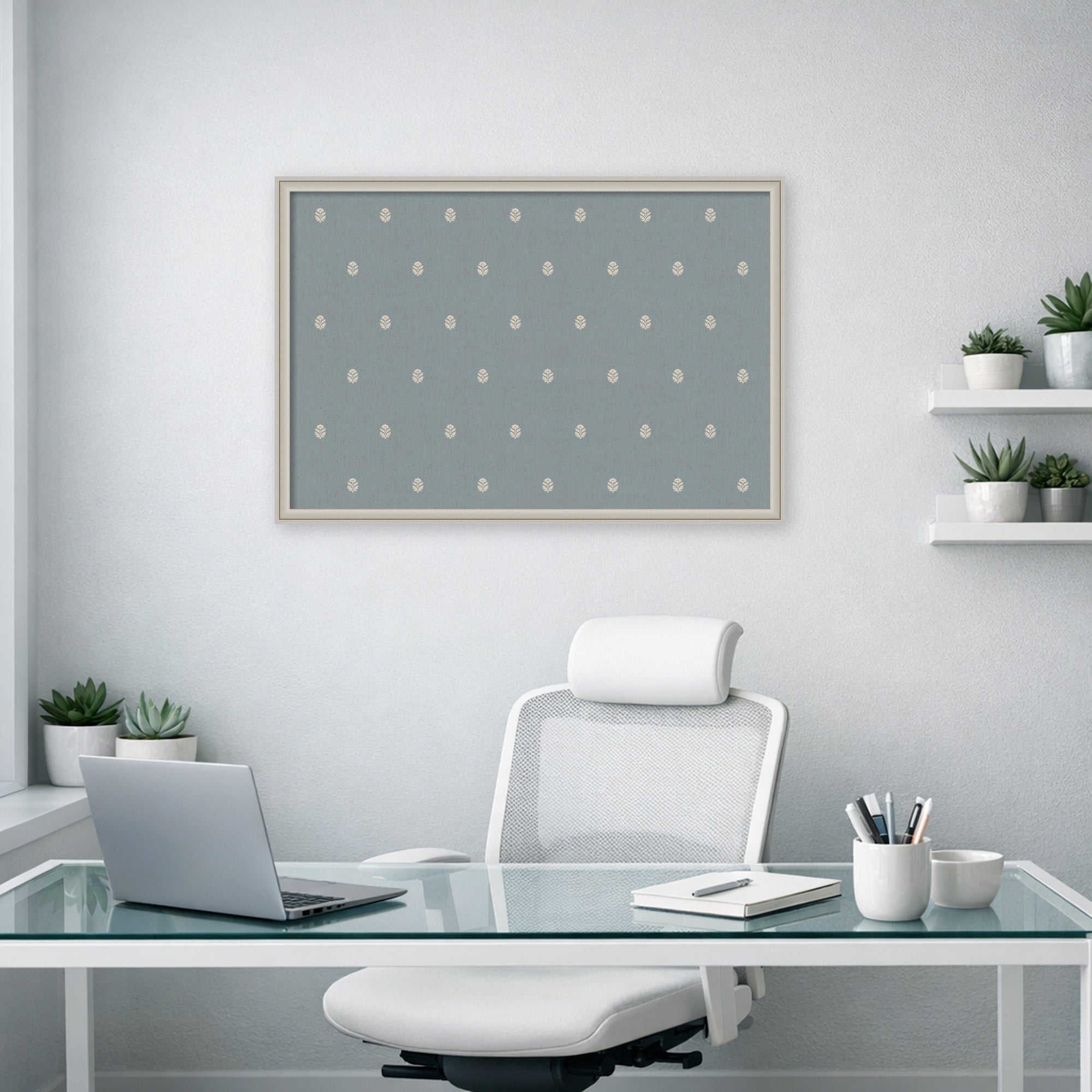 Magnetic Canvas 38x26 Florence Silver 6