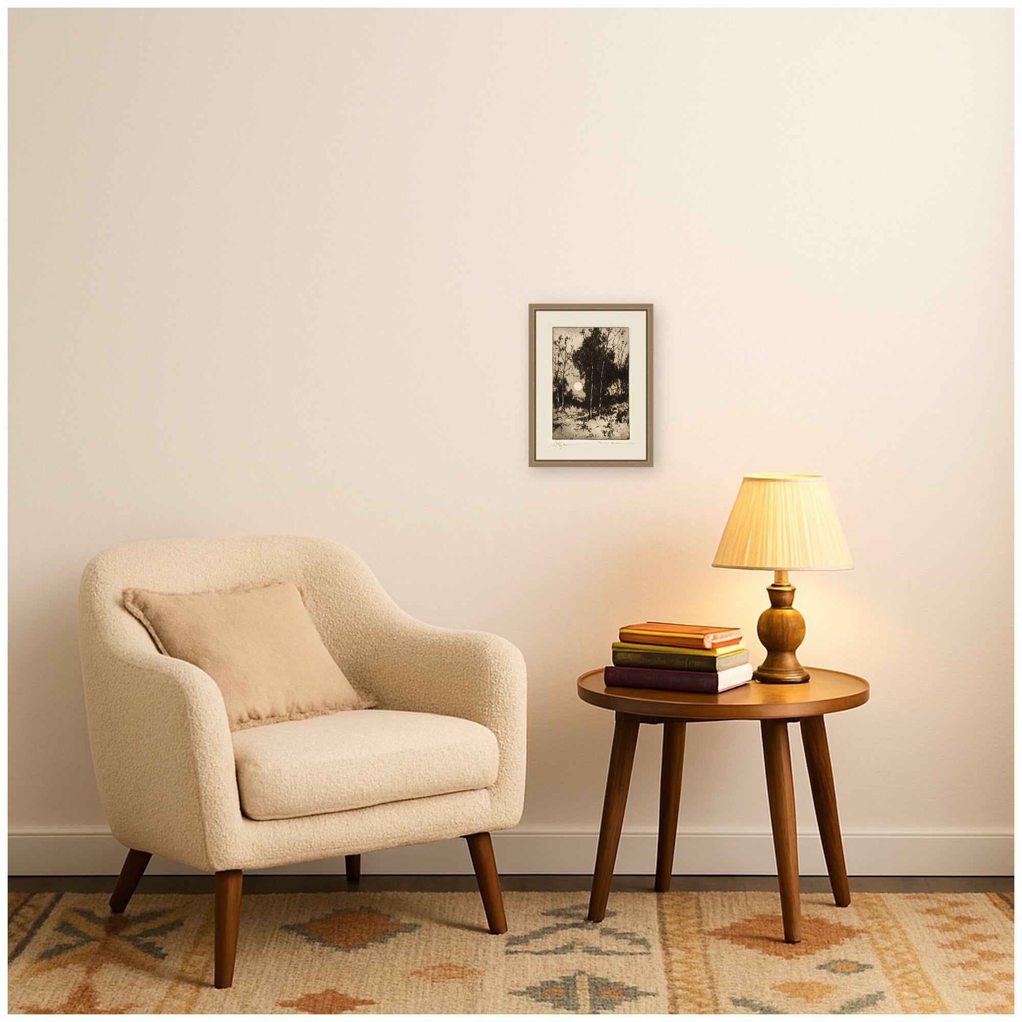 Framed Canvas 10x13 Sylvie Dark Gold 6