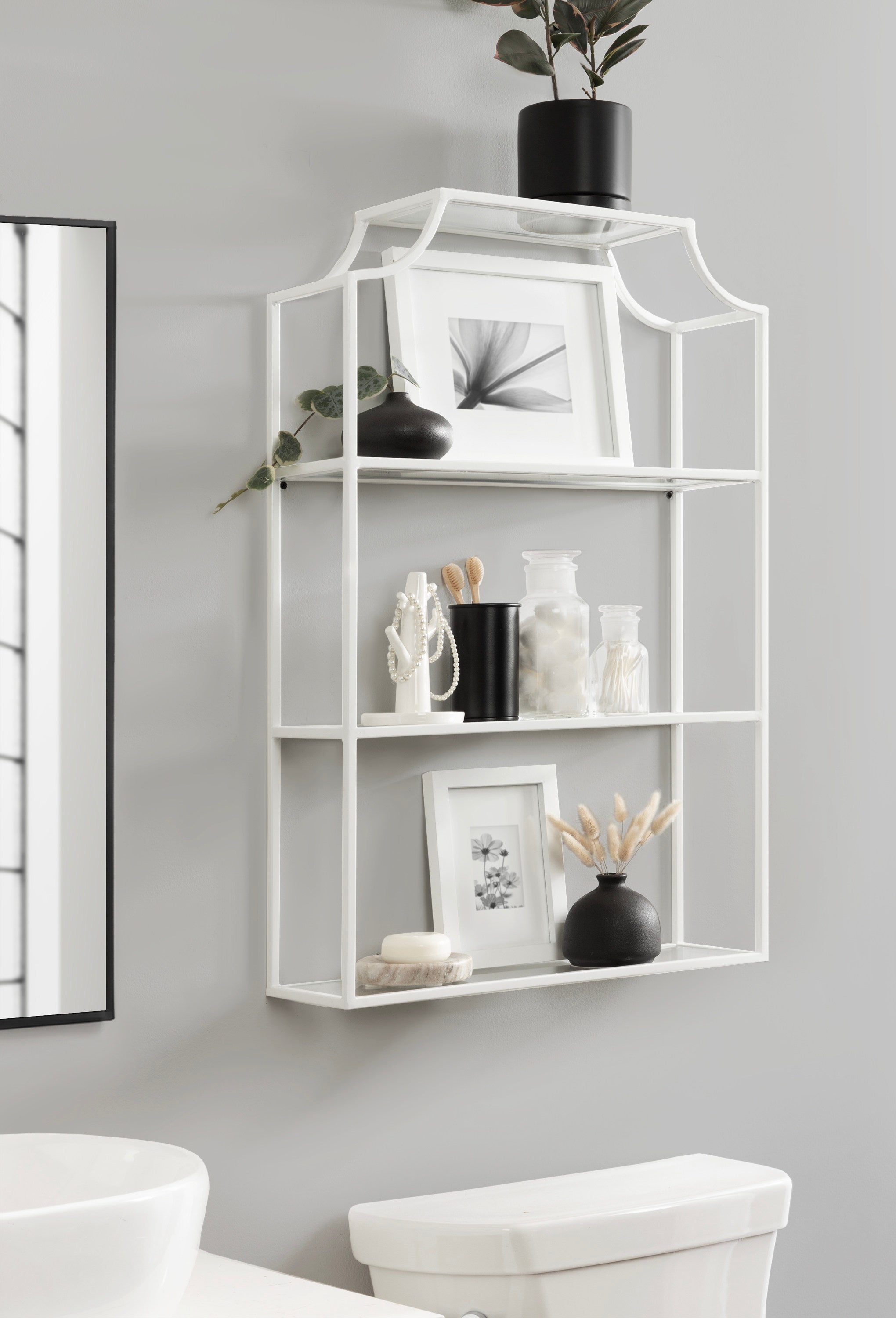 Accent Shelf White 21x30 7