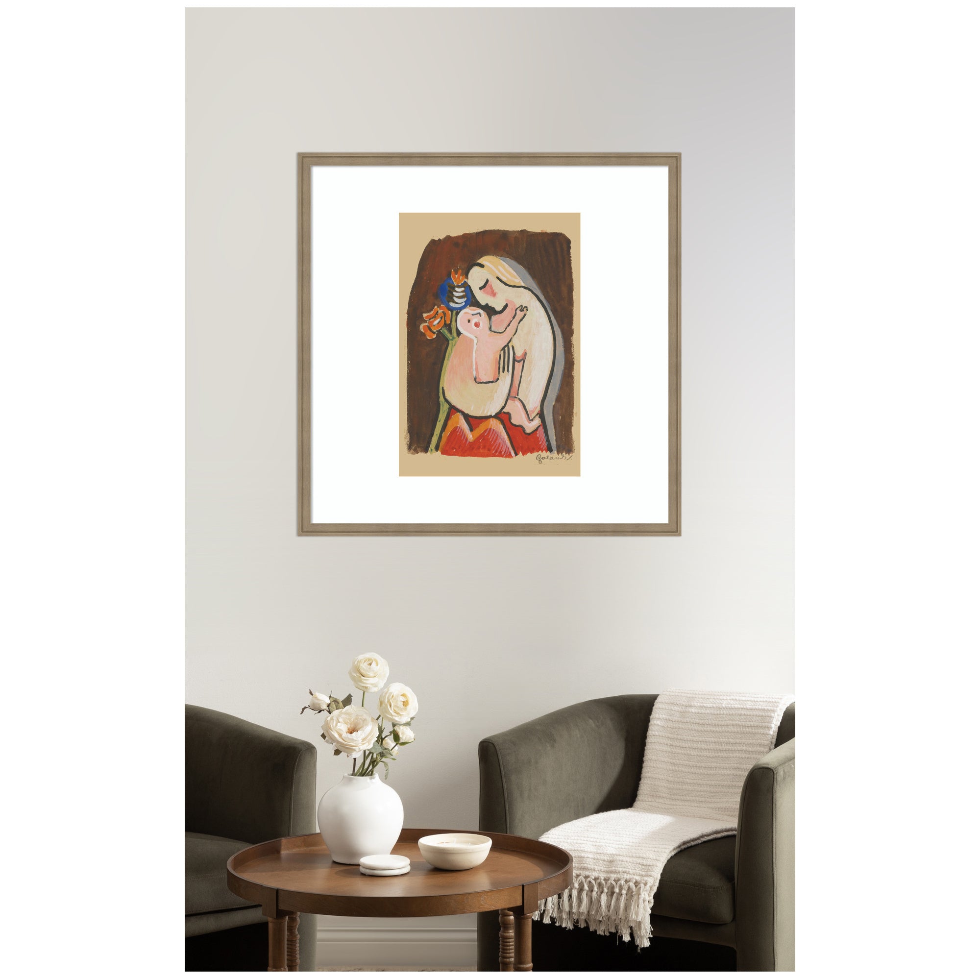 Matka 1938 Mikulas Galanda by Nostalgia Prints Framed Wall Art Print
