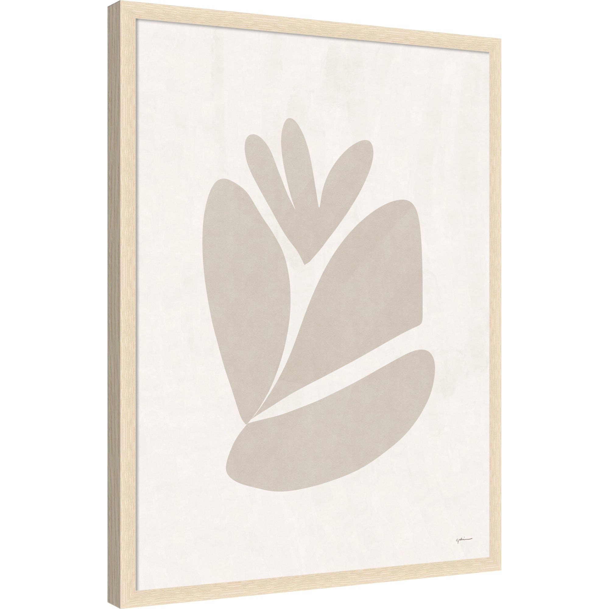 Mounted Canvas 29x38 Woodgrain Stripe Blonde 5