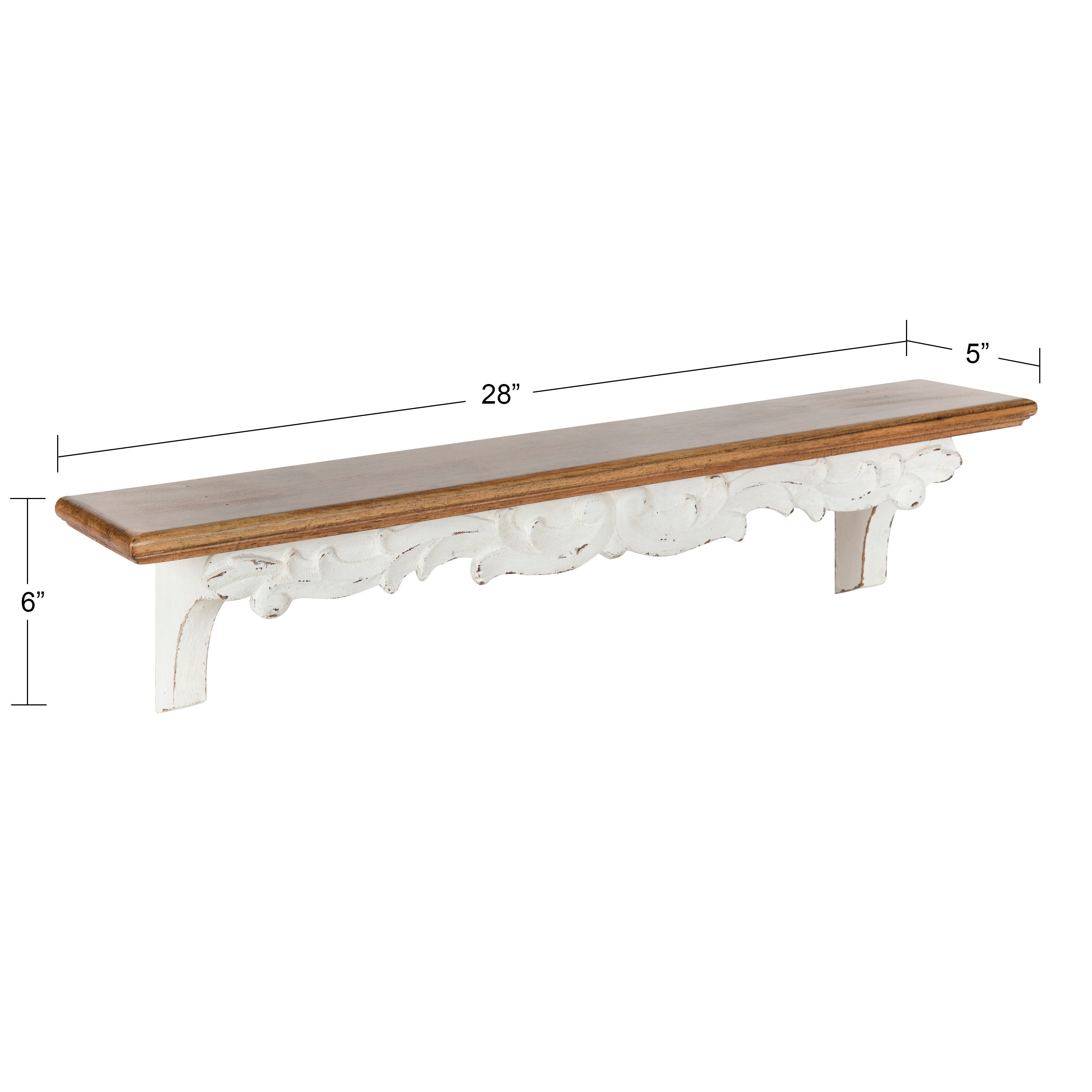 Abberly Wood Wall Shelf