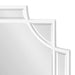 Scallop Mirror 18x24 White 3