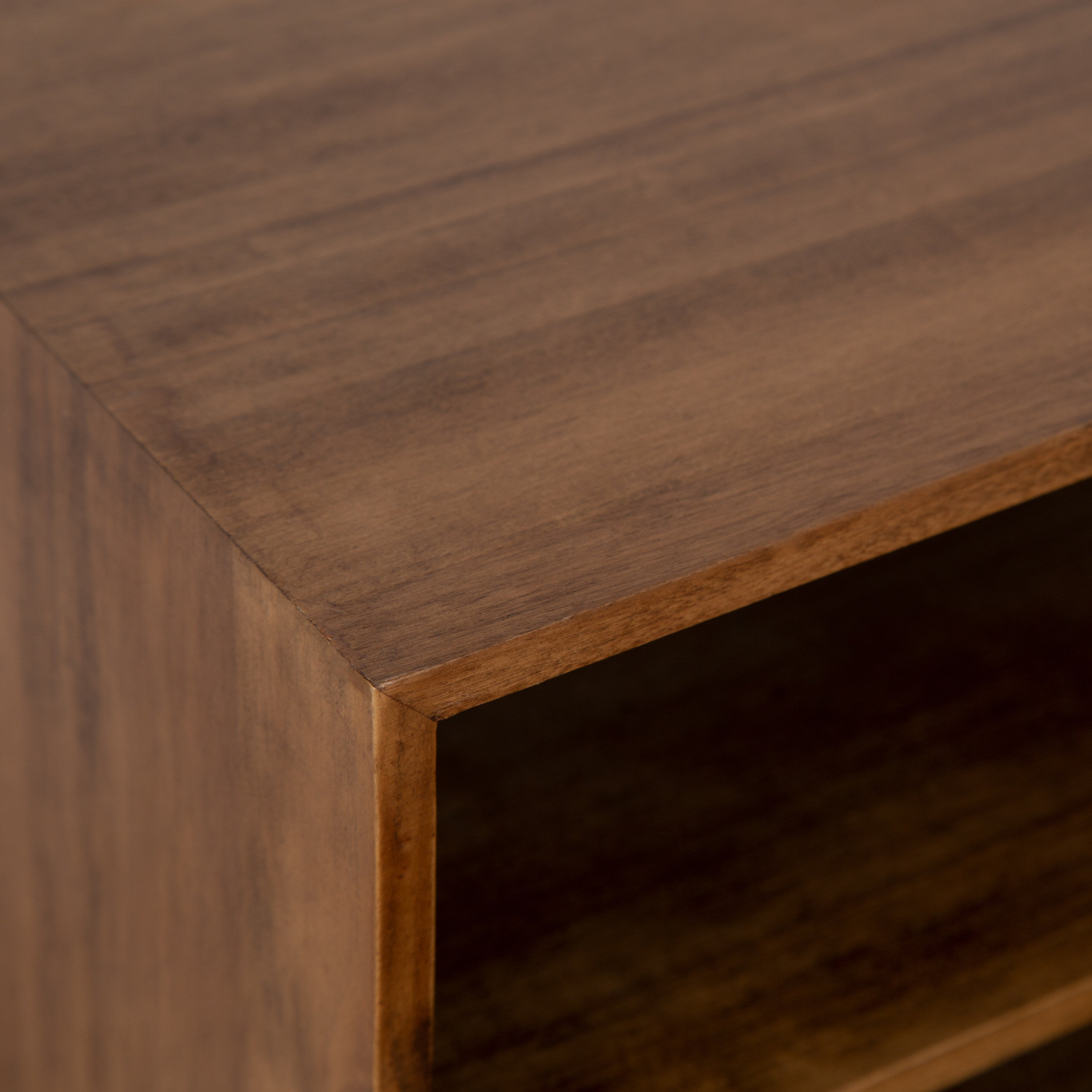 Floating Side Table Rustic Brown 12.5x10x7 5