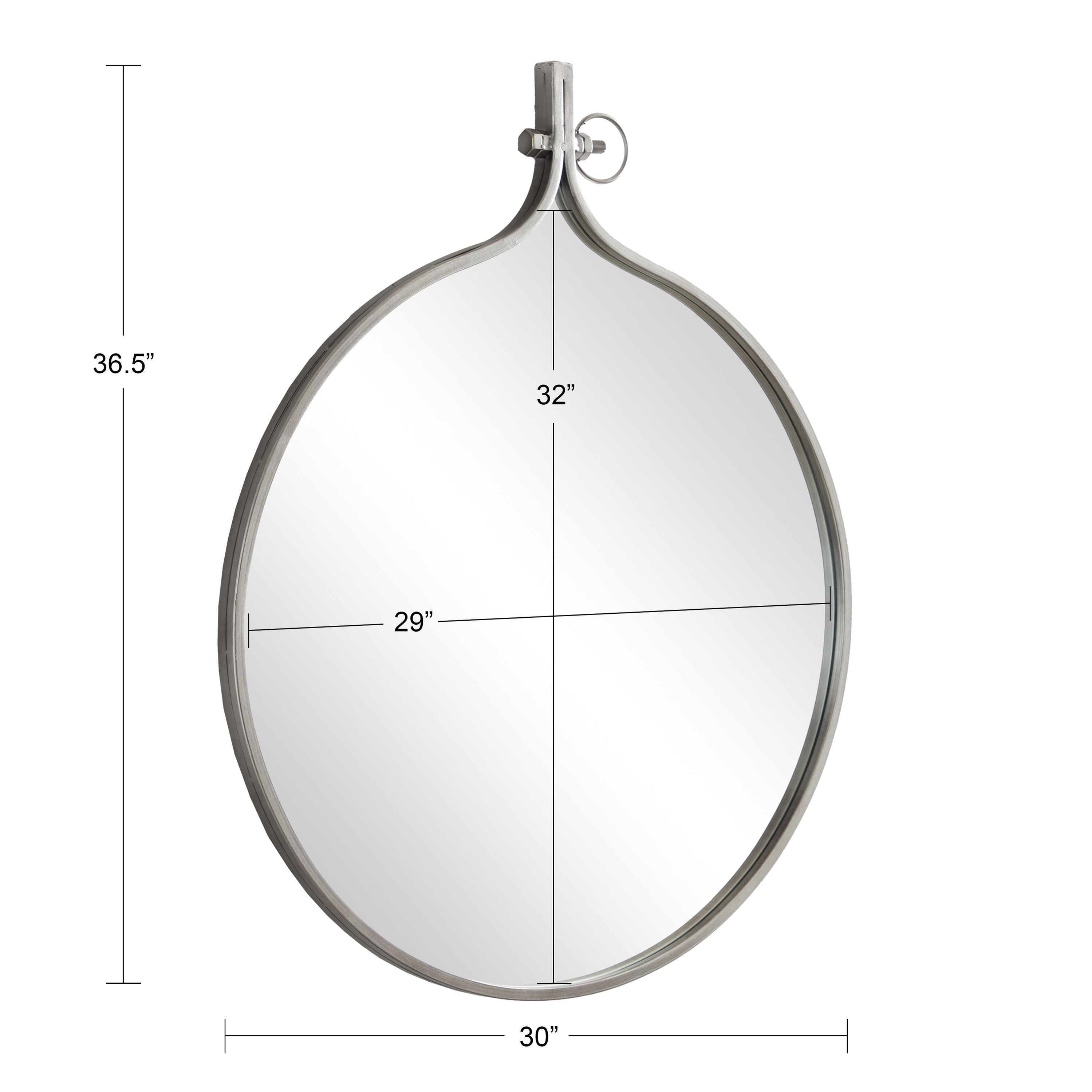 Yitro Metal Framed Wall Mirror