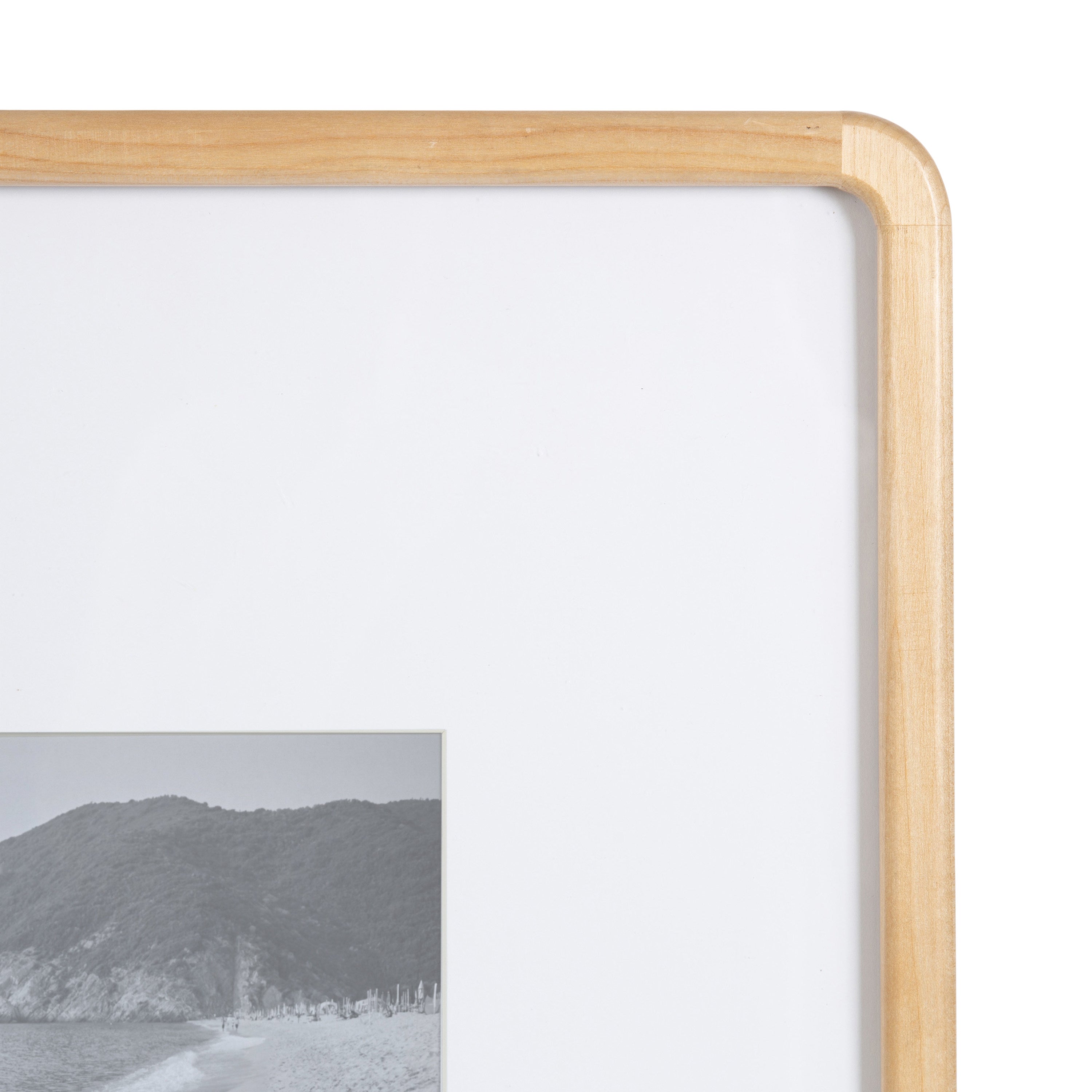 Wall Frame 11x14 matted to 5x7 Natural 3
