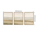 Art Set Sylvie Dark Gold 3 Piece Set 18x24 2