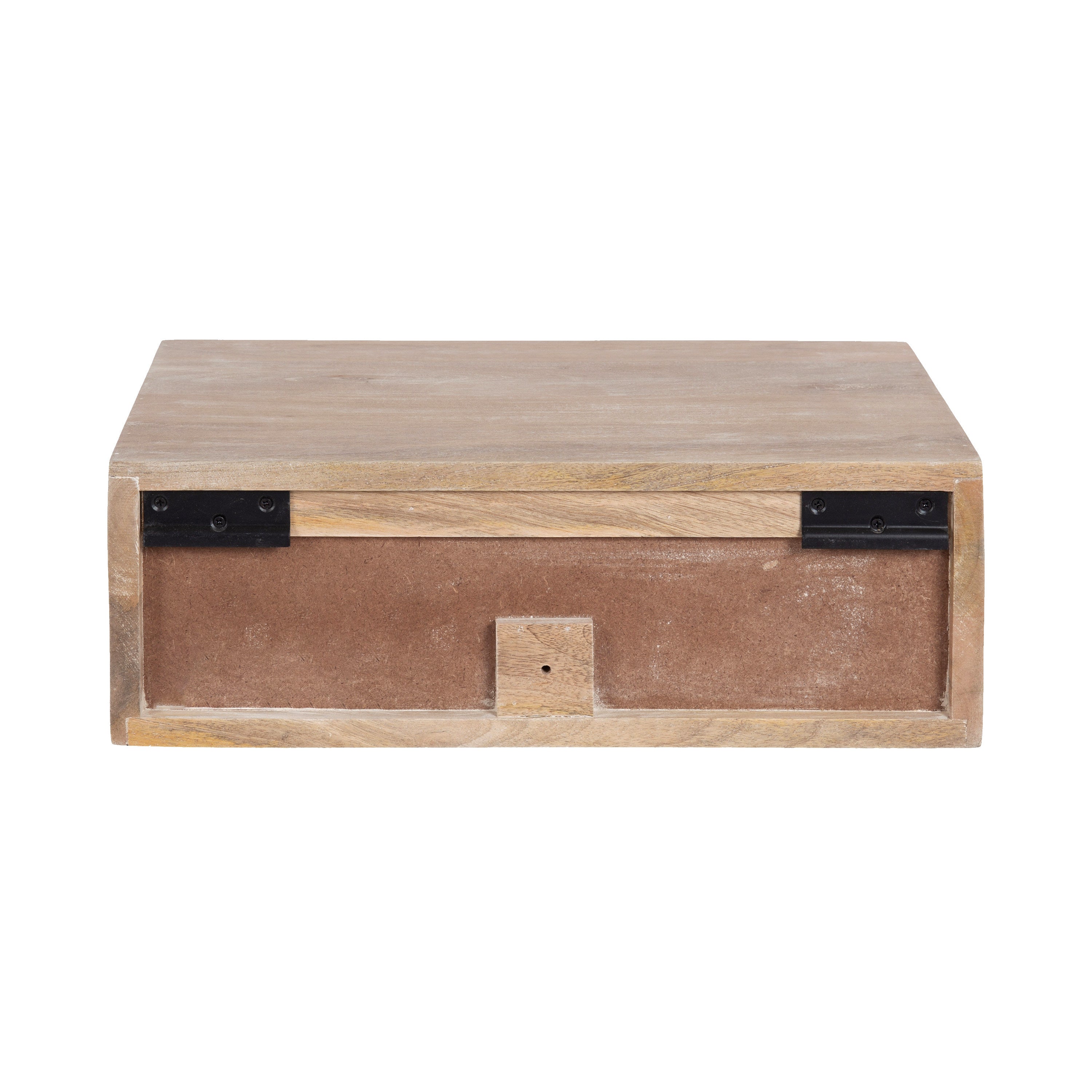 Mirza Carved Wood Floating Side Table