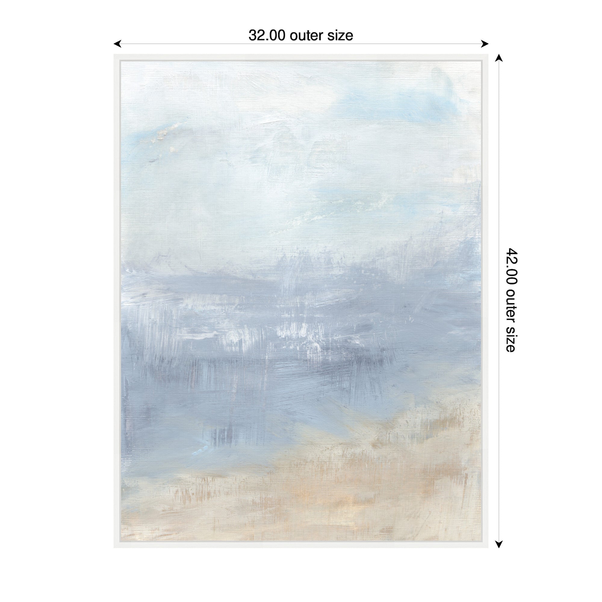 Framed Canvas 32x42 Sylvie White 2