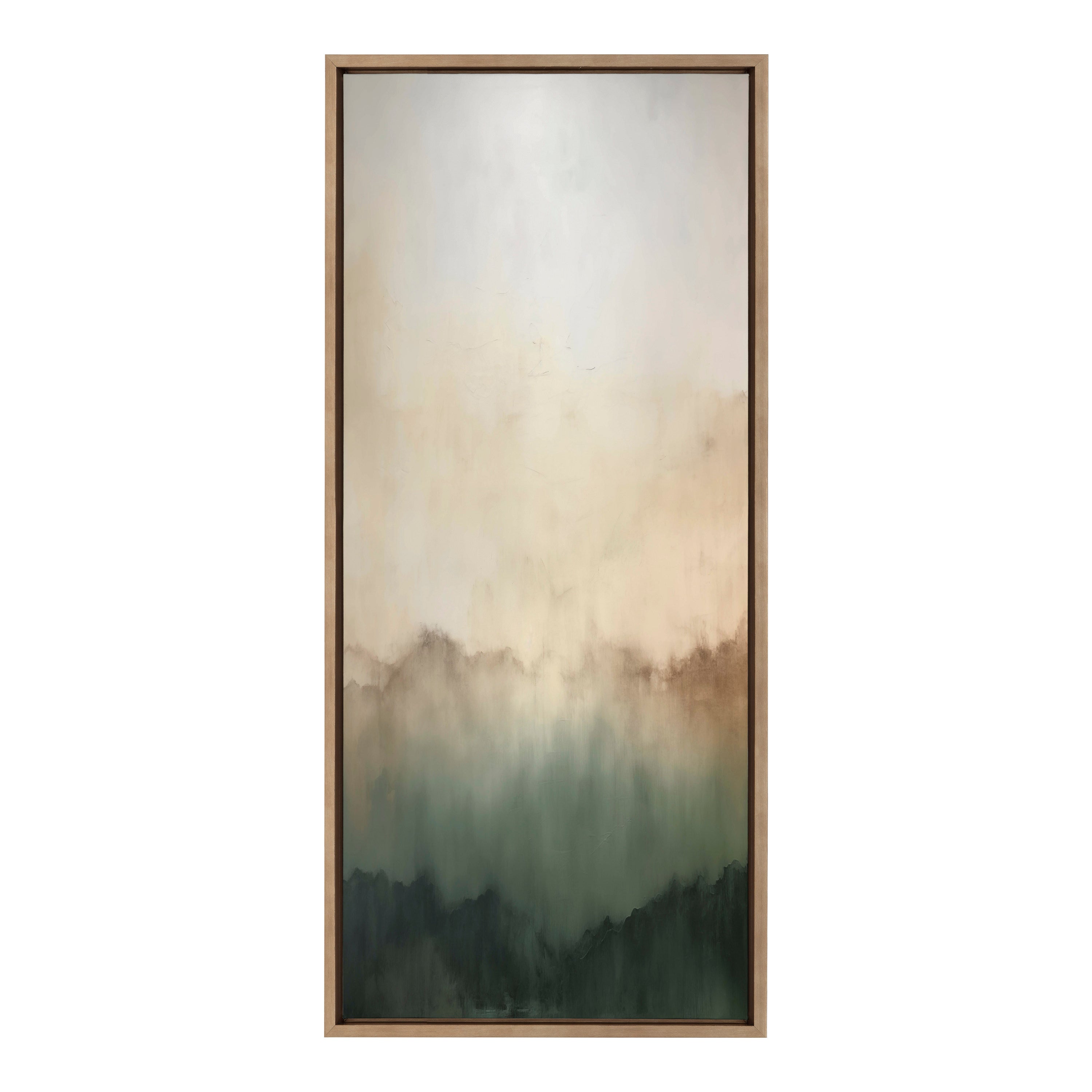 Framed Canvas 18x40 Sylvie Dark Gold 2