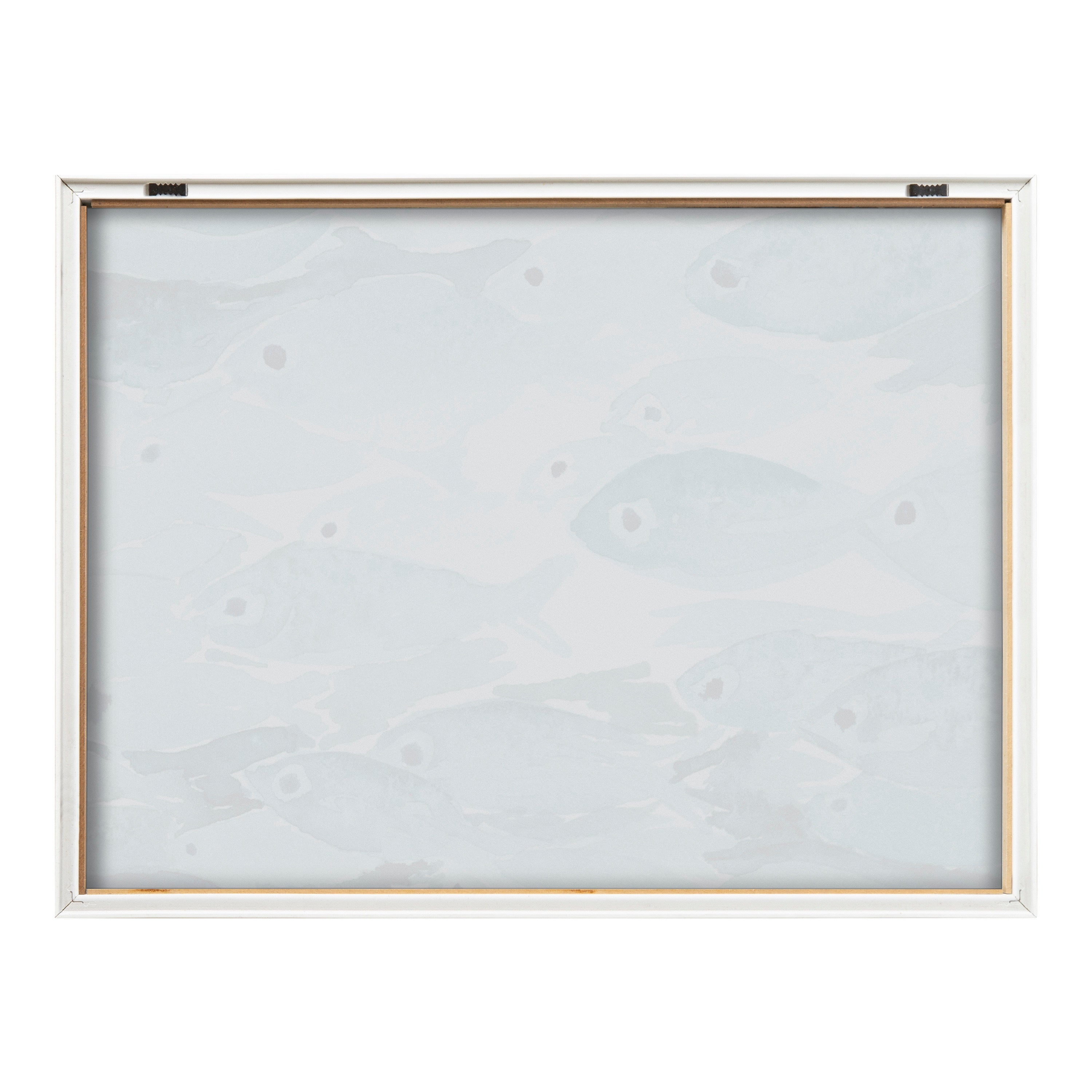 Blake Aholehole Framed Printed Glass by Janet Meinke-Lau