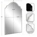 Arch Mirror Silver 24x36 2