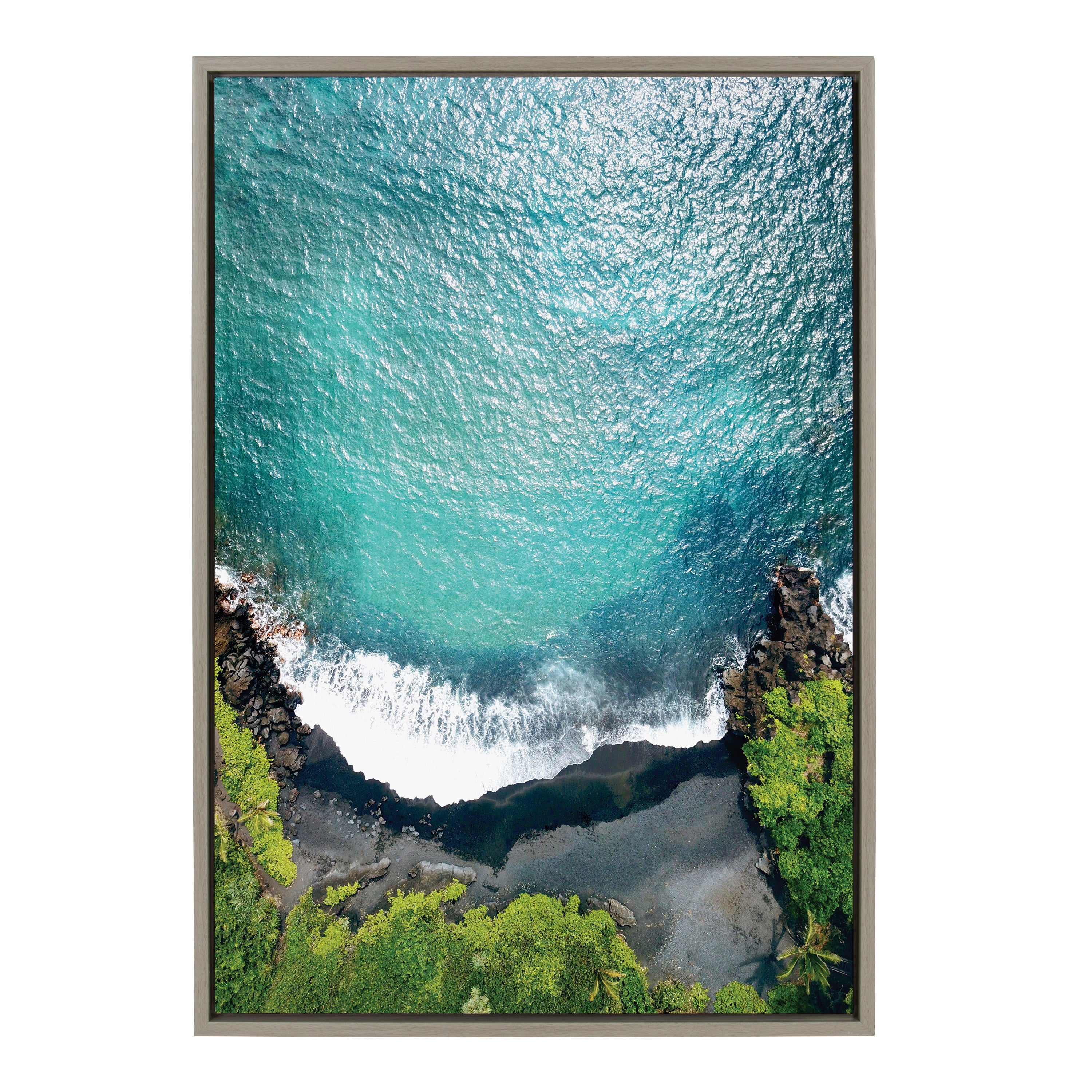 Framed Canvas Sylvie Graywash 23x33 1