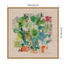 Framed Canvas 30x30 Sylvie Natural 2