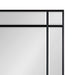 Rectangle Mirror Black 24x36 3