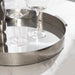 Single Tray 17" Diameter Silver 8