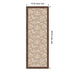 Magnetic Canvas Florence Medium Brown 14x38 2