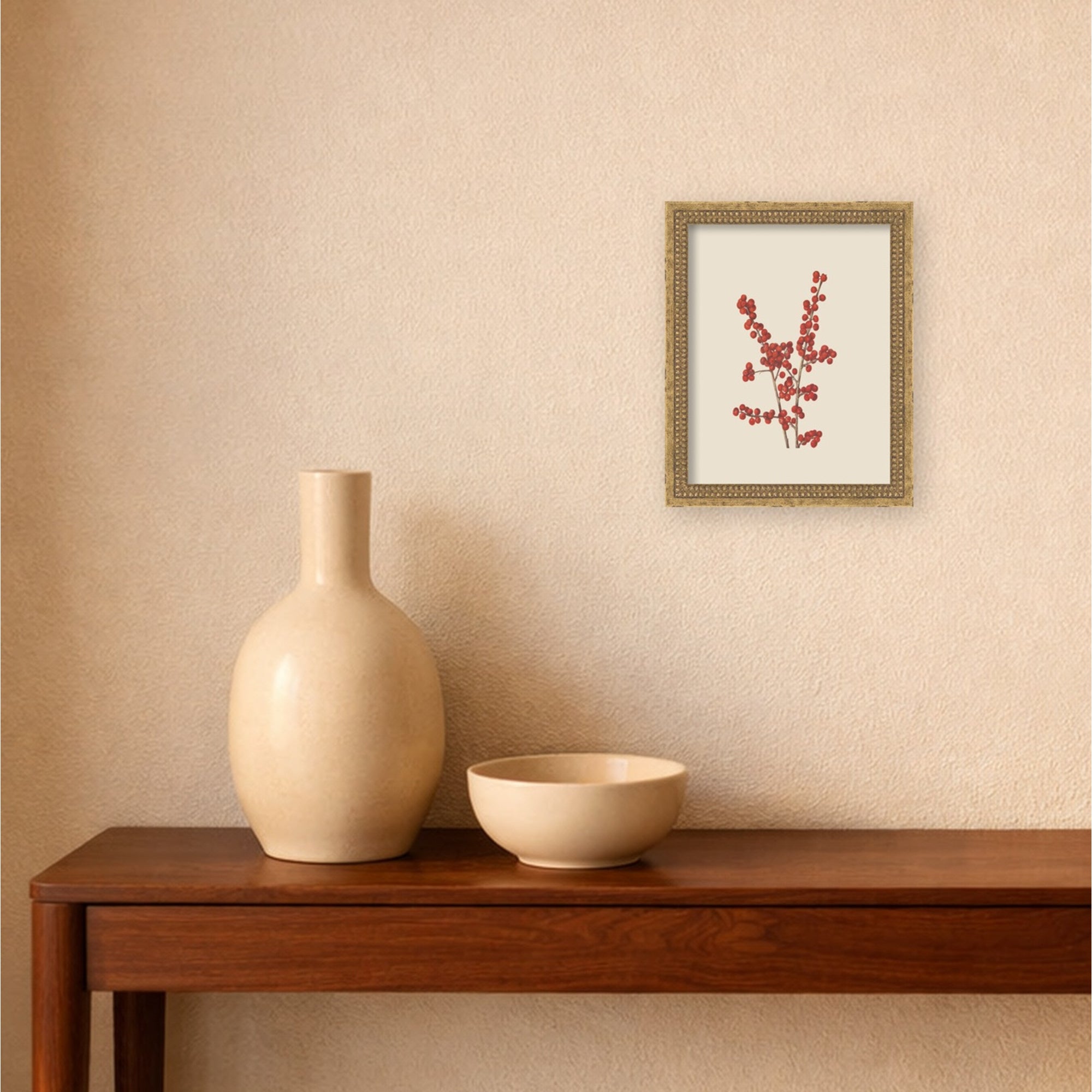 Mounted Canvas Castellan Gold 13x16 5