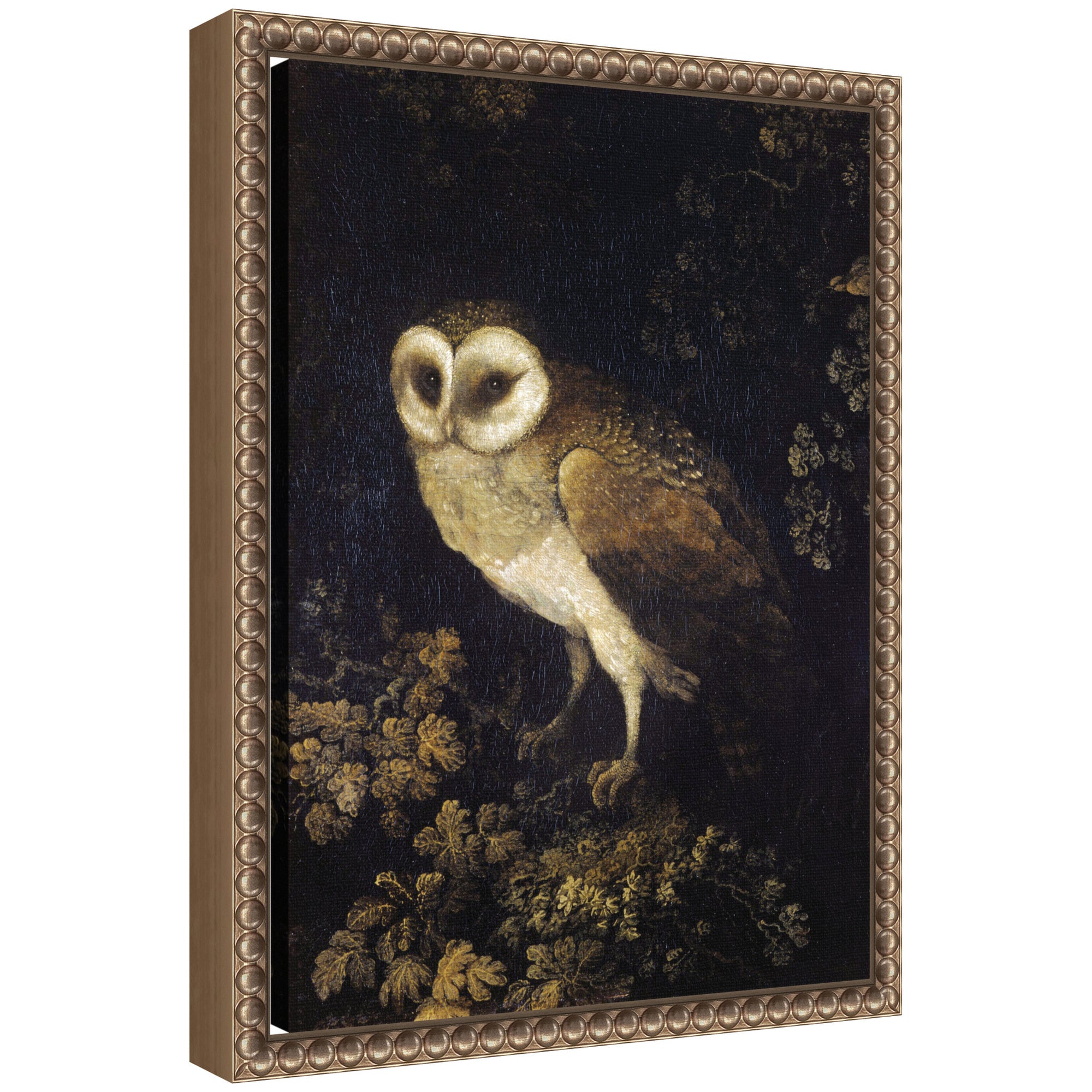 Framed Canvas 10x13 Sylvie Beaded Dark Gold 1