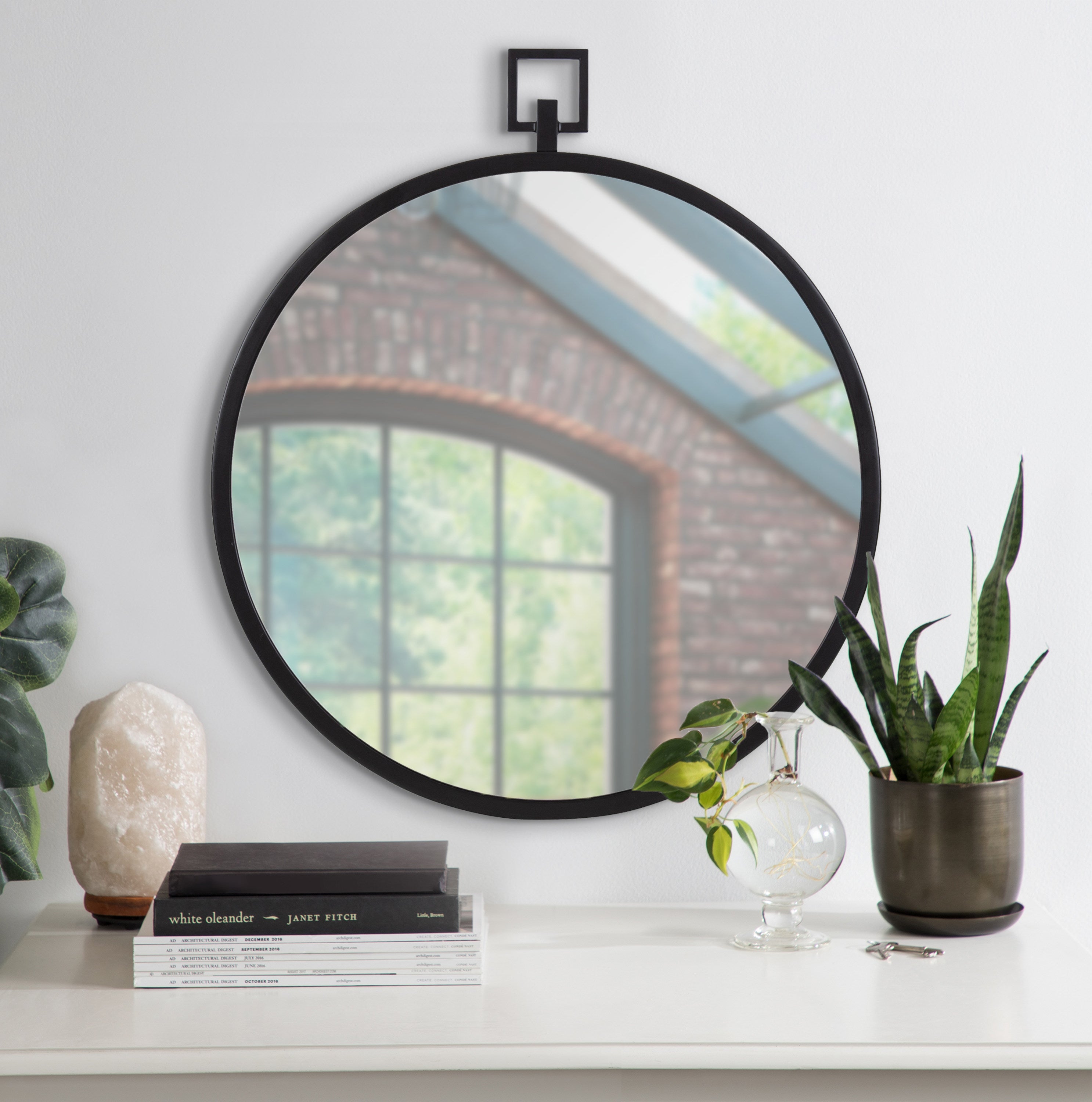 Tabb Round Framed Mirror