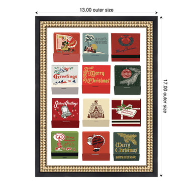 Mounted Canvas Castellan Black 13x17 2