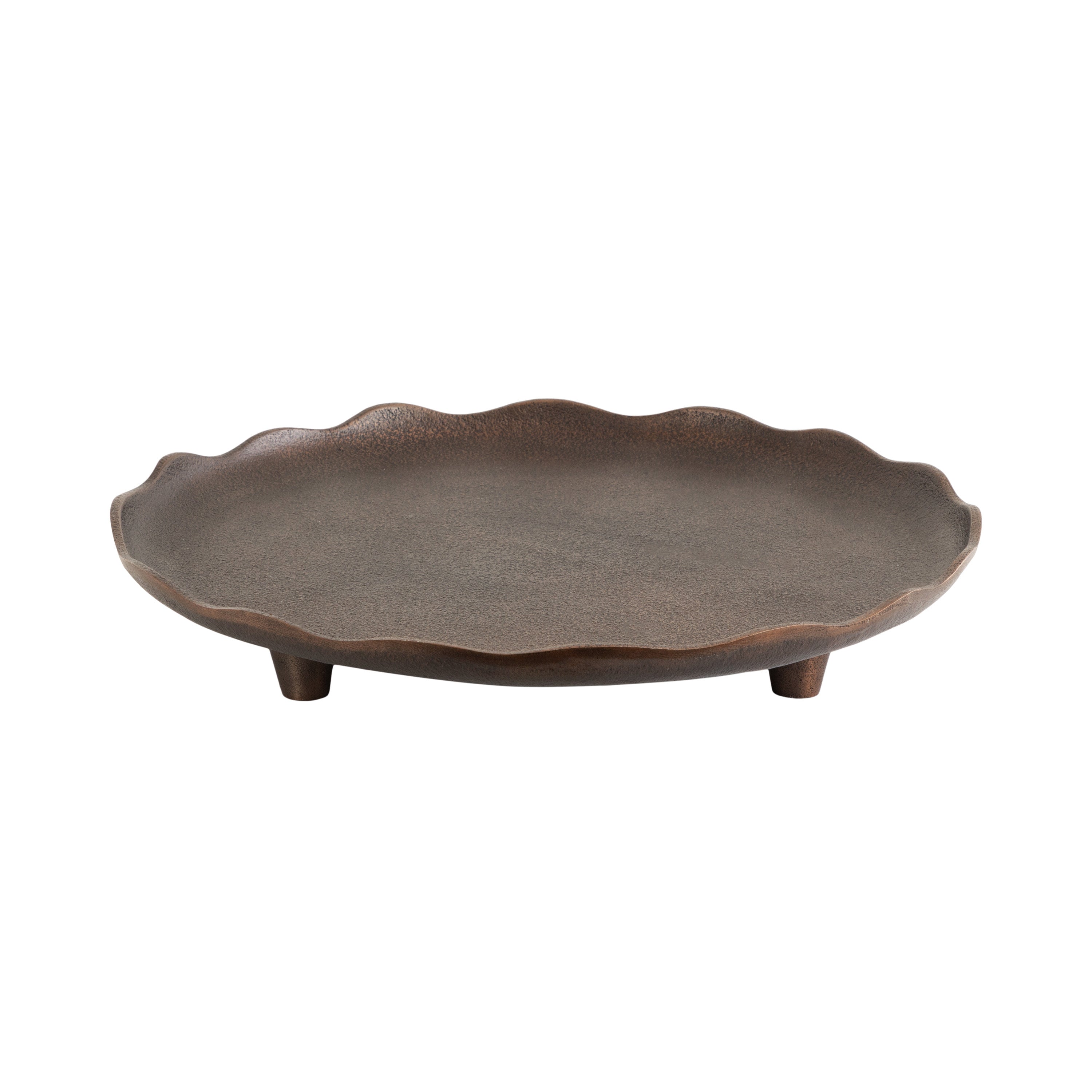 Serving Tray 16" Diameter Bronze 1