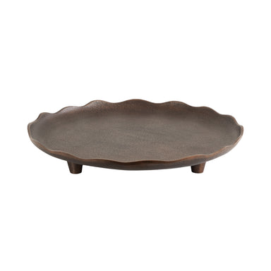 Serving Tray 16" Diameter Bronze 1