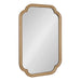 Scallop Mirror Gold 24x36 1