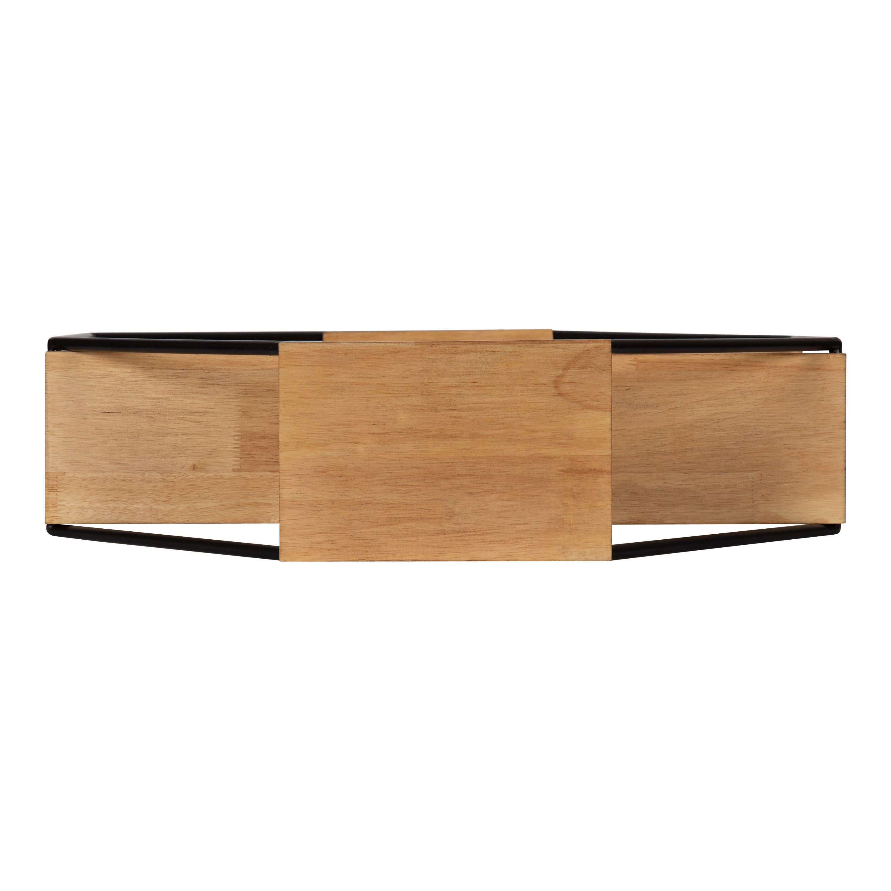 Accent Shelf Rustic Brown 24x24 6