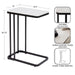 C Table Black White 12x19x27 2