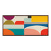 Framed Canvas Sylvie Walnut 18x40 2