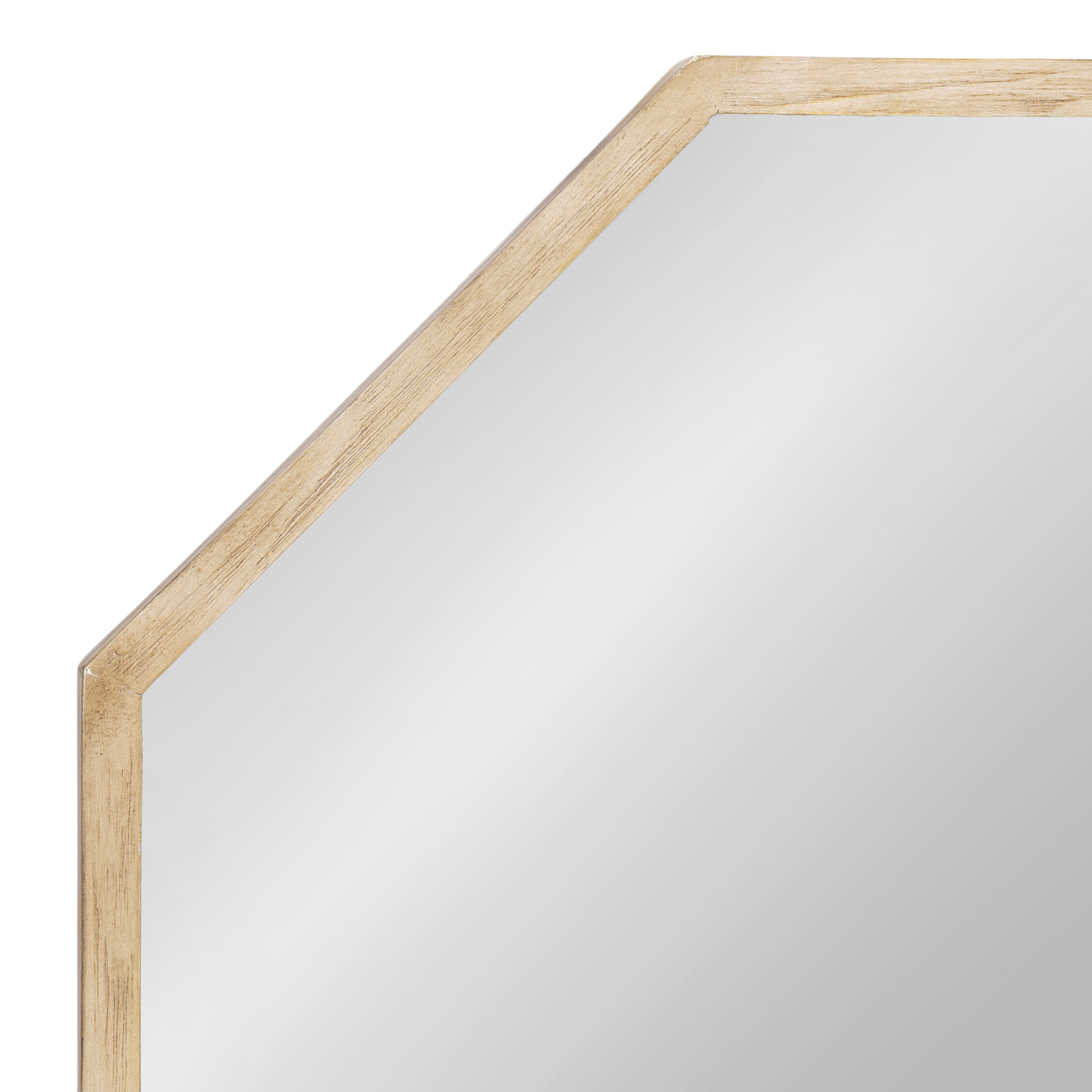 Octagon Mirror Natural 28x28 3