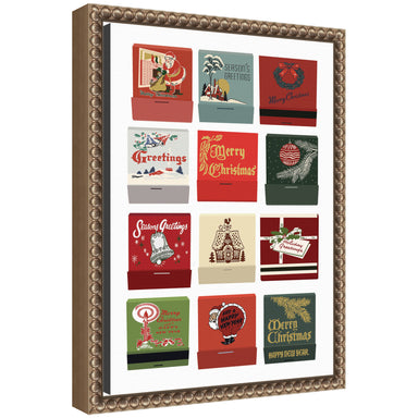 Framed Canvas Sylvie Beaded Dark Gold 10x13 1
