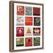 Framed Canvas Sylvie Beaded Dark Gold 10x13 1