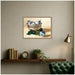 Framed Canvas Sylvie Dark Gold 24x18 5