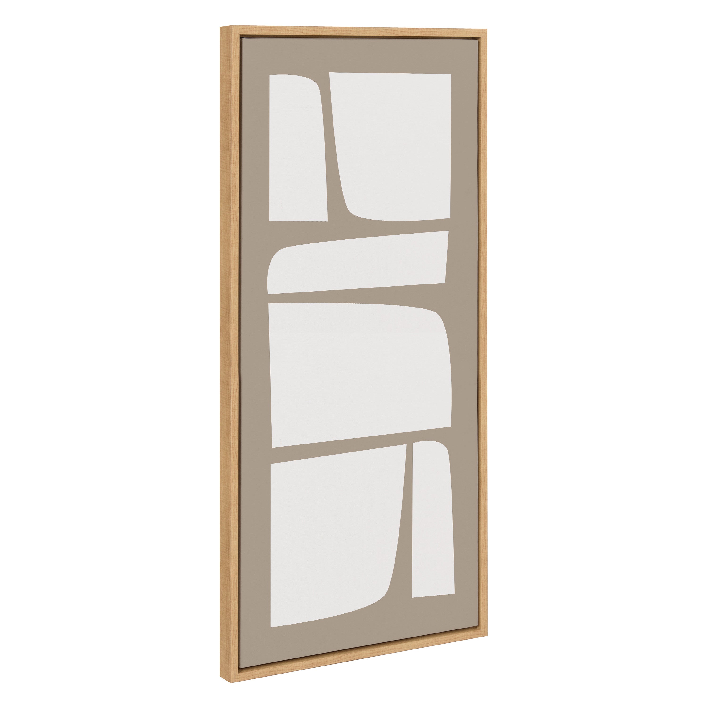 Framed Canvas 18x40 Sylvie Natural 1