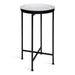 Tea Table Black White 14x14x26 1