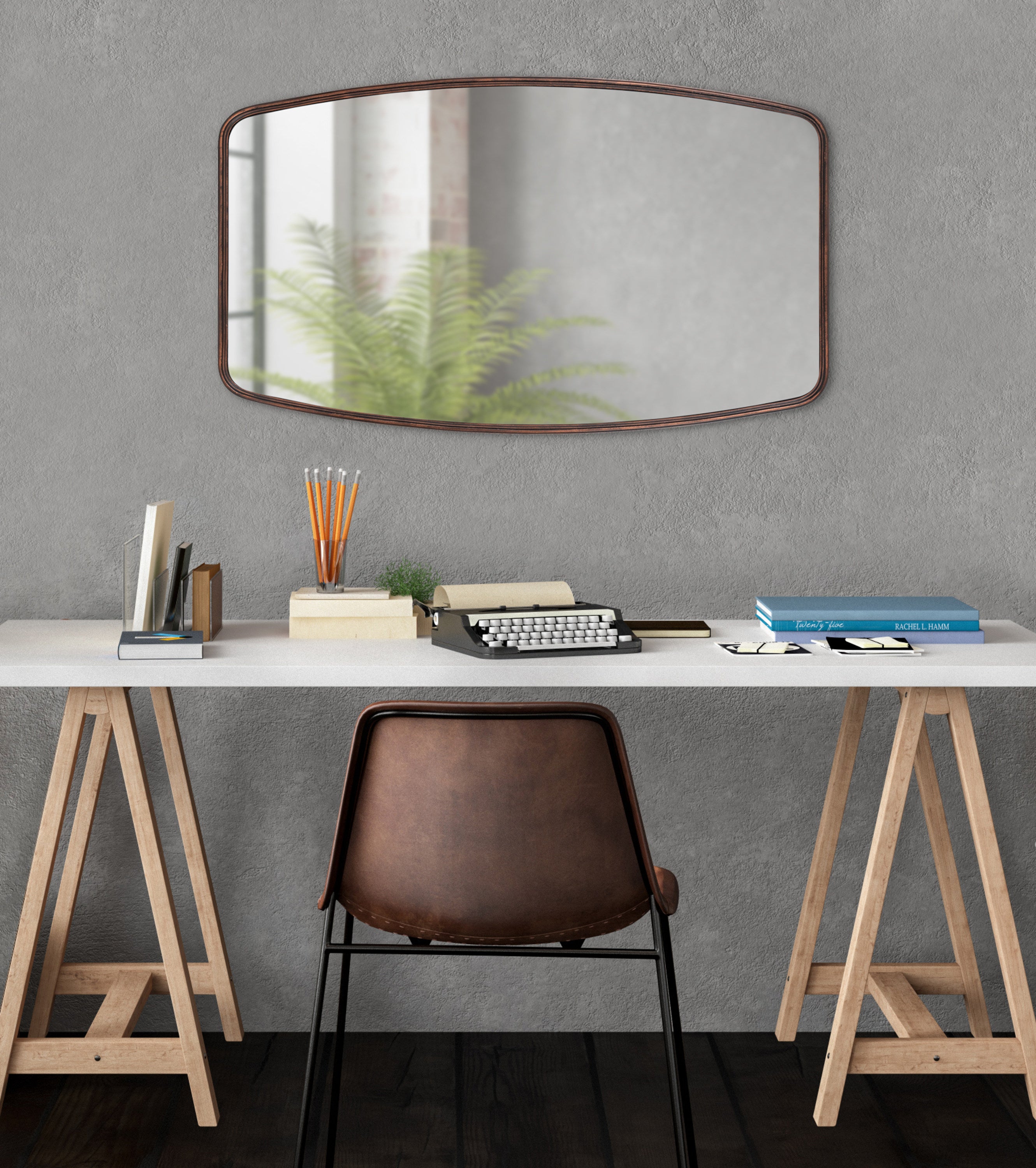 Capsule Mirror Bronze 20x32 7