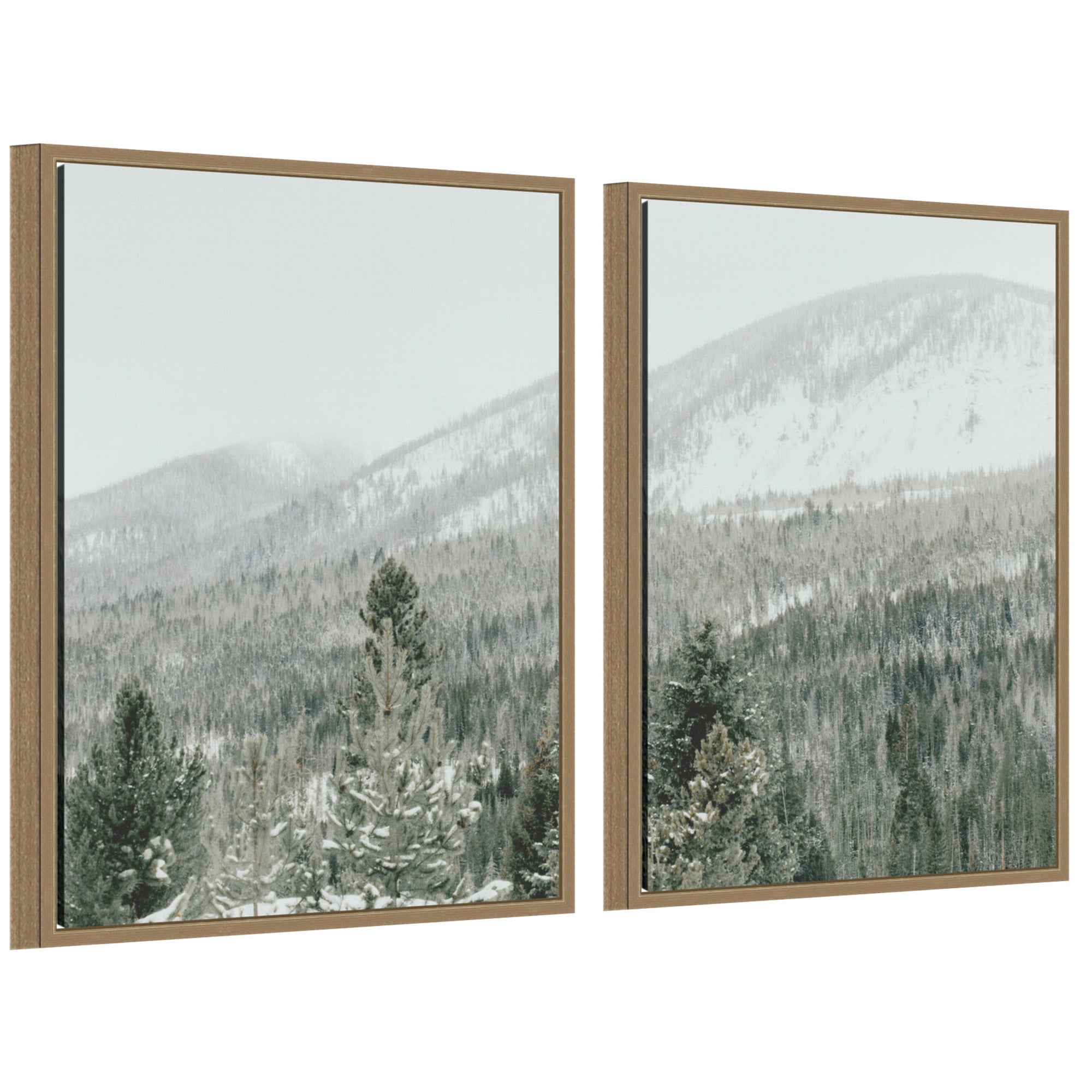 Art Set Sylvie Dark Gold 2 Piece Set 18x24 1